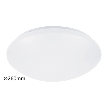Plafond LED stropní svítidlo Povrchová montáž Koupelnové svítidlo 12W 900lm 4000K bílá IP44 Industrial Lucas 3437 Rabalux
