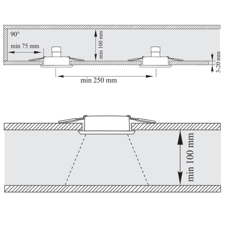Sanico Goldlux MR16 White IP44 12V NEPTUN Skryté svítidlo