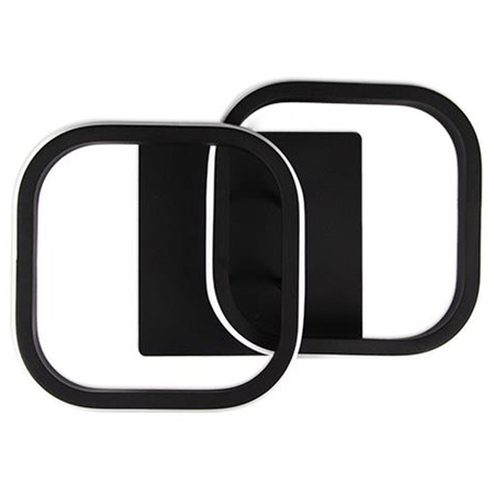 LED lustrové stropní svítidlo 16W NEBULA GEMINI Black