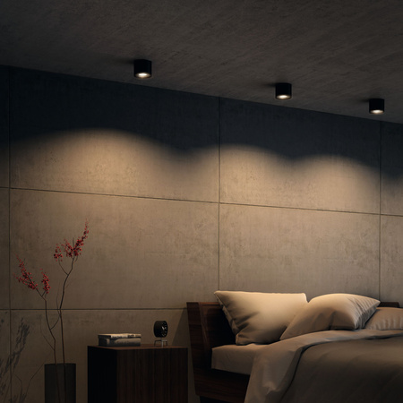 Povrchové svítidlo LED PHASE 6,5W 2700K Stmívatelné Pohyblivé černé PHILIPS