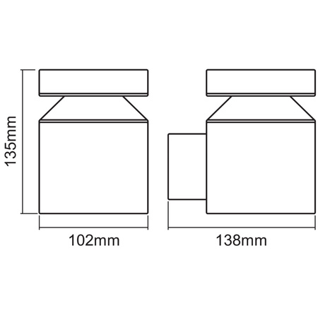 Nástěnné svítidlo fasádní venkovní svítidlo 6W 360lm 3000K Endura Style Cylinder LEDVANCE