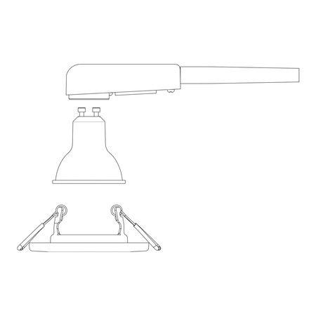 5x LED GU10 zapuštěná pod omítku pevná hliníková kulatá černá Peridot Philips