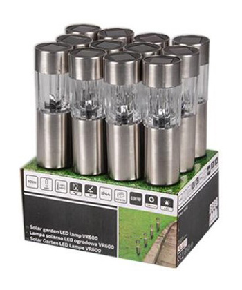 Solární zahradní lampa LED s čidlem soumraku