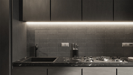 LED pásek 12V COB 35W 300LED 2835 Studená bílá 8mm 5m ECOLIGHT