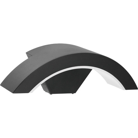 Zahradní lampa Elevační nástěnná lampa 12W 4000K ORION BLACK IP54