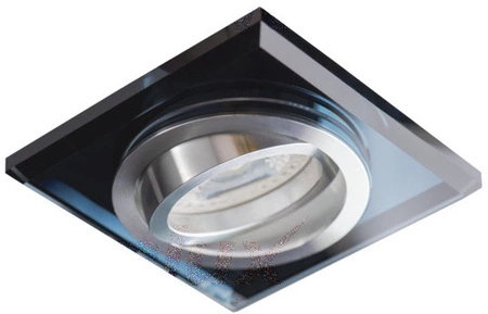 Kruhové podhledové nastavitelné svítidlo GU5.3 GU10 Square Black Morta Kanlux Spot Luminaire