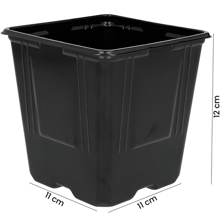 5x produkční květináč na sazenice. prošívání. setí semínek zeleniny. 11x11x12 cm