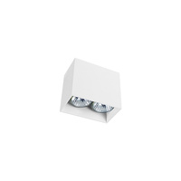 Přisazené svítidlo GAP 9385 Nowodvorski White 2xGU10 Stropní obdélníkový hliník Minimalist