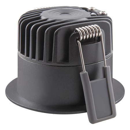 LED panelové bodové svítidlo 8W 640lm 3000K Warm Dimmable Mesh Spot Black Darklight Ledvance