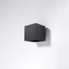 Nástěnné svítidlo QUAD 1 G9 Cube top and bottom Minimalist Black SOLLUX