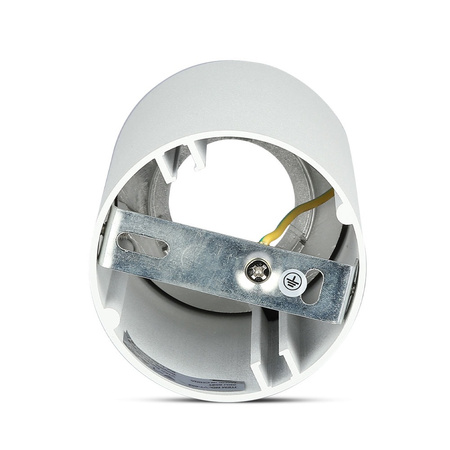 Bodové stropní svítidlo GU10 kulaté bílá/zlatá VT-882 V-TAC