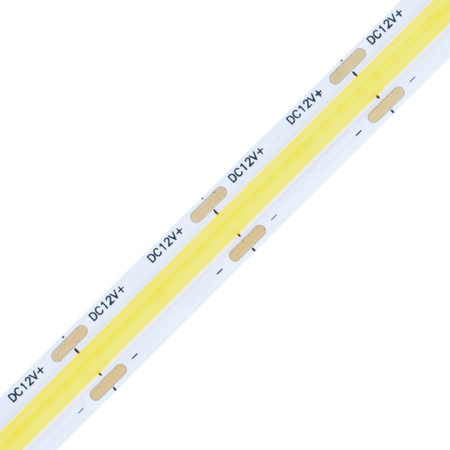 LED pásek COB, 12V 50W 1920LED Studená bílá 8mm 5m LUMILED