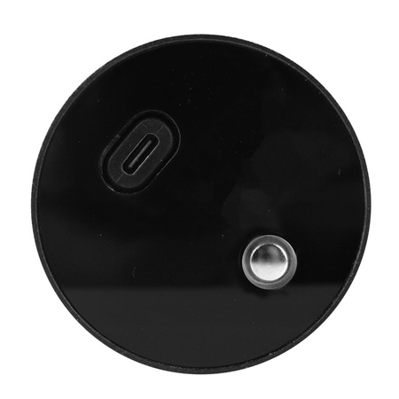 LED 3,6W 1800K teplá bílá efekt ohně USB stolní lampa vypínač černá Igni Masterled