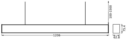 LED závěsný panel 50W 4200lm CCT stmívatelný bílý SMART+ WiFi Sun@Home Ledvance