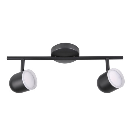 Stropní/nástěnné svítidlo nastavitelné 8.4W LED RAWI 2 černá 3000K GOLDLUX (Polux)