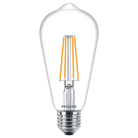 LED žárovka Edison E27 ST64 7W = 60W 806lm 2700K Teplá bílá vlákno PHILIPS