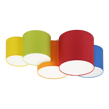 MONA KIDS Dětský plafon Multicoloured Modern 5xE27 3277 TK Lighting stropní svítidlo