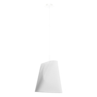 LED stropní závěsné svítidlo BLUM E27 Lustr s převisem bílý SOLLUX
