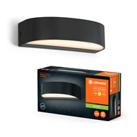 Venkovní zahradní lampa LED fasádní nástěnná lampa 7,6W 450lm 3000K IP65 Endura Ledvance šedá