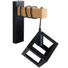 SWEDEN Nástěnné svítidlo 1x E27 Dřevo Black GOLDLUX (Polux)