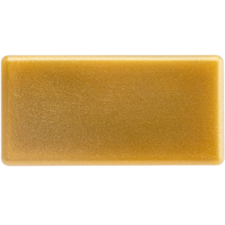 Záslepka pro Povrchový Profil MINI, Plná Zlatá Plastová LUMILED