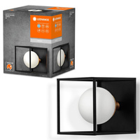 Dekorativní nástěnné svítidlo Povrchová montáž G9 černá Dekor Ledvance