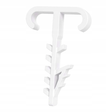 Dvojháček montážní držák USMP-3-BIS YDYp pro ploché kabely 500 ks ECOLIGHT