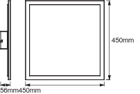 LED panel 28W CCT SMART+ WIFI PLANON PLUS 450X450 LEDVANCE