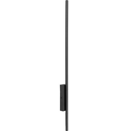 LED nástěnné svítidlo LUNA BLACK Metal 90cm moderní styl IP54
