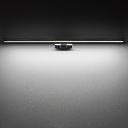 Nástěnné svítidlo LED 15W 1200lm 4000lm Neutrální chrom Vodotěsné Koupelna IP44 Moderní CEZANNE LED L 10682 Nowodvorski