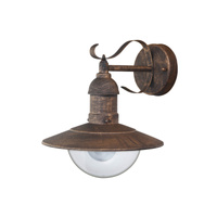 Zahradní svítidlo LED Elevation Nástěnné svítidlo OSLO E27 IP44 Gold Antique RABALUX