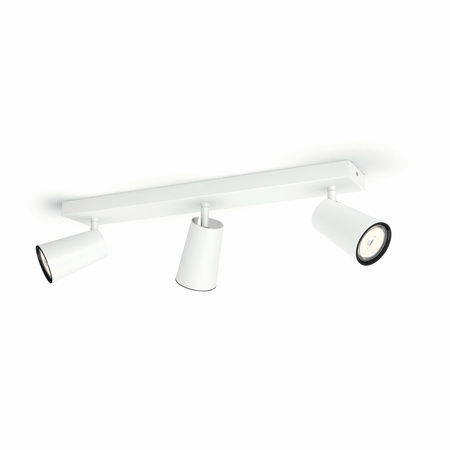 Stropní svítidlo LED PAISLEY 3x GU10 Reflektor pohyblivé svítidlo Bílá PHILIPS