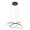LED závěsné stropní svítidlo 35W 1300lm 4000K neutrální černá moderní CIRCOLO LED 10864 Nowodvorski