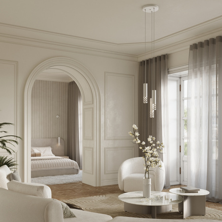 Stropní závěsné svítidlo 3x GU10 White LIRO Ocean Green SL.1693 Sollux