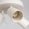 Plafond Tuba Bodové stropní svítidlo 3x GU10 Béžový kroužek Bittersweet Shimmer SL.1497 Sollux
