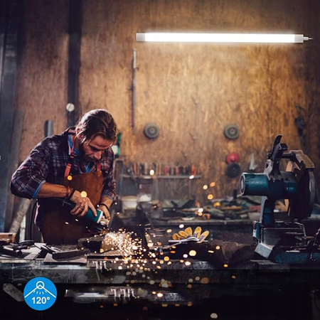 Hermetické LED svítidlo 18W 60cm Studená bílá 6200K IP65