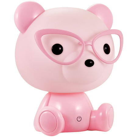 Dekorativní LED svítidlo 2,5 W 59 lm růžové stmívatelné Medvídek Sanico Goldlux