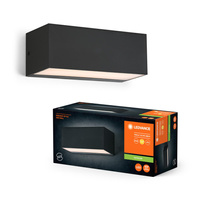 Venkovní zahradní lampa LED fasádní nástěnná lampa 12,5W 700lm 3000K IP65 Endura Ledvance šedá