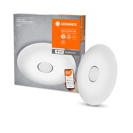 LED stropní svítidlo ORBIS Kite 34W 3300lm Teplá bílá-Studená bílá 51cm SMART+ WiFi LEDVANCE