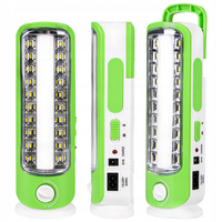 Nastavitelná dílenská LED lampa 4W 320lm 6500K studená zelená bílá Masterled