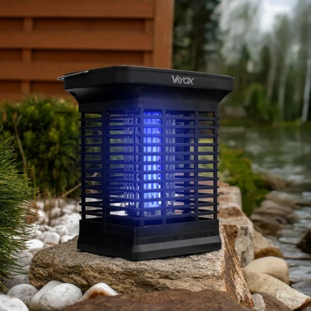 Solární elektrická insekticidní past Lucerna 2v1 3W na mouchy komáry hmyz VAYOX