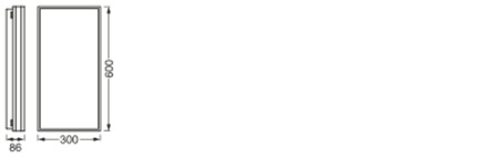 Přisazené LED stropní svítidlo ORBIS MAGNET 42W 4200lm CCT 60x30cm SMART+ WiFi LEDVANCE černé