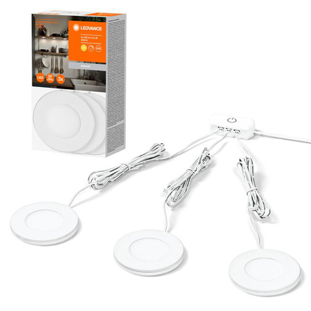 LED panelové bodové svítidlo 8,5W 390lm CCT Mesh White Magnet Ledvance