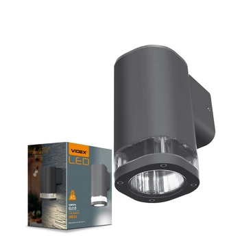 Venkovní nástěnné svítidlo IP54 GU10 Grey BRUNO Videx
