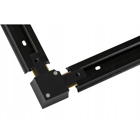 Úhlový Spojka pro Jednofázové Kolejnicové Profilové Systémy Černá LUMILED