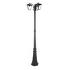 Zahradní lampa Lucerna 3xE27 vysoká 199CM černá VT-740 V-TAC