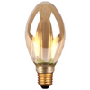 LED žárovka B75 E27 4W 200lm 1800K Warm 320° Amber Dekorativní DECOVINTAGE Sanico Goldlux