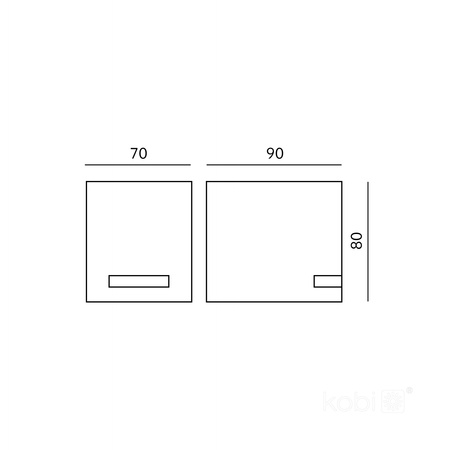Zahradní venkovní nástěnné svítidlo GU10 IP44 Grey Quazar Kobi