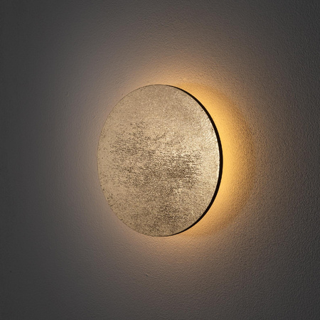 Nástěnné svítidlo LED 7W 60lm 3000K Warm Gold Modern RING WOOD LED S 10280 Nowodvorski