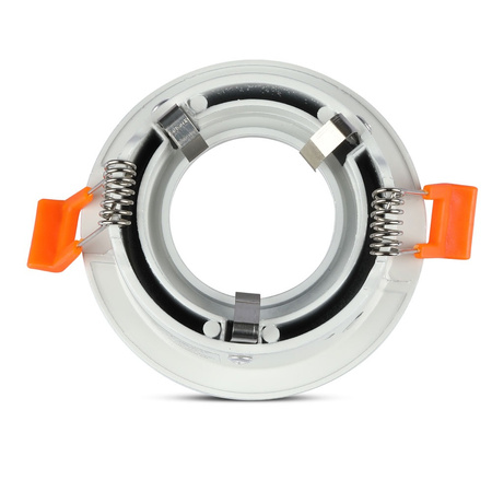 Stropní svítidlo zapuštěná montáž GU10 kulatá bílá VT-876 V-TAC